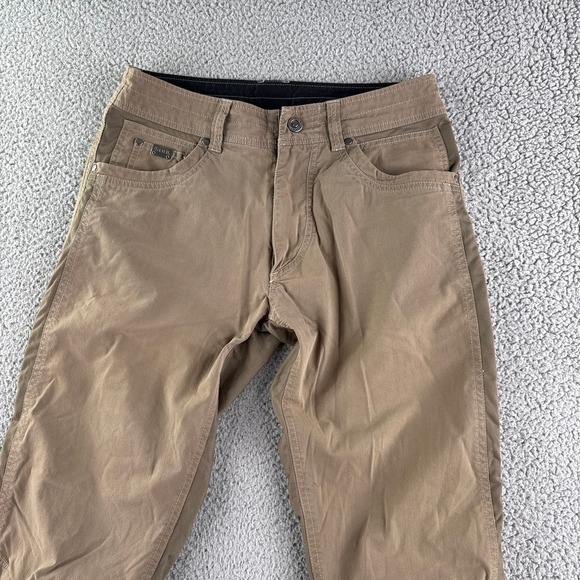 Kuhl Pants Mens Beige 30x34 (Fit 30x31) Radikl Performance Outdoors Work Hiking - Picture 5 of 15